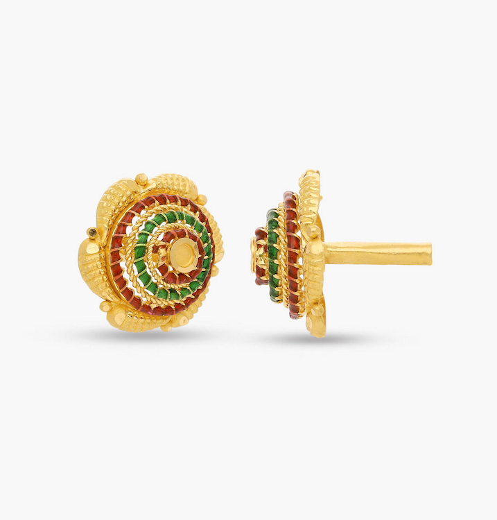 The Whirl Wheel Earrings